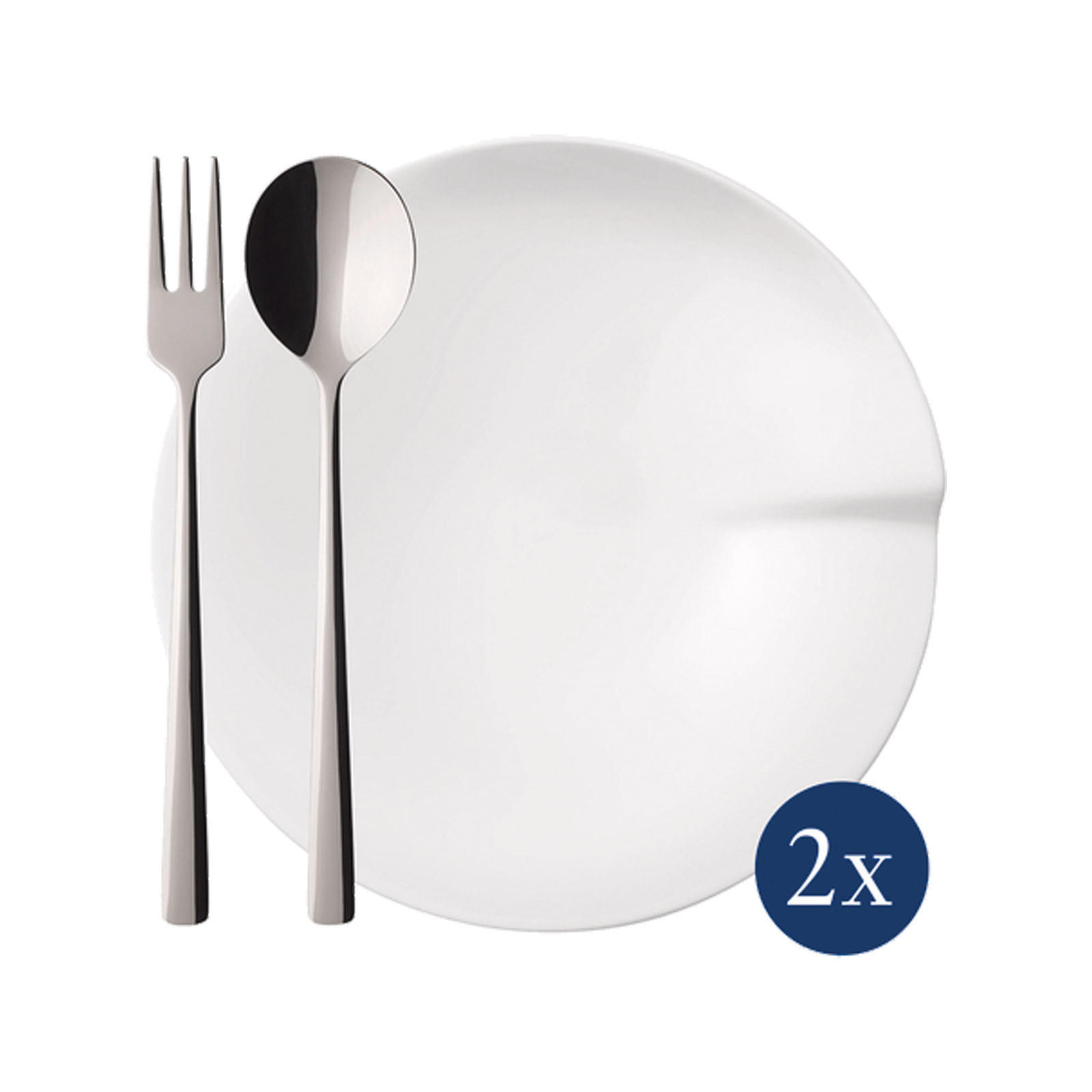 Villeroy & Boch Pasta-Set Weiß 2x2x2 cm