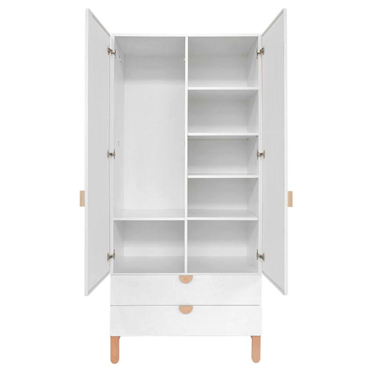 SOBA ZA BEBE 2-dijelniLaurie Bijelo i drvo - bijela, drvni materijal (123.5/90/64cm) - Petits-meubles