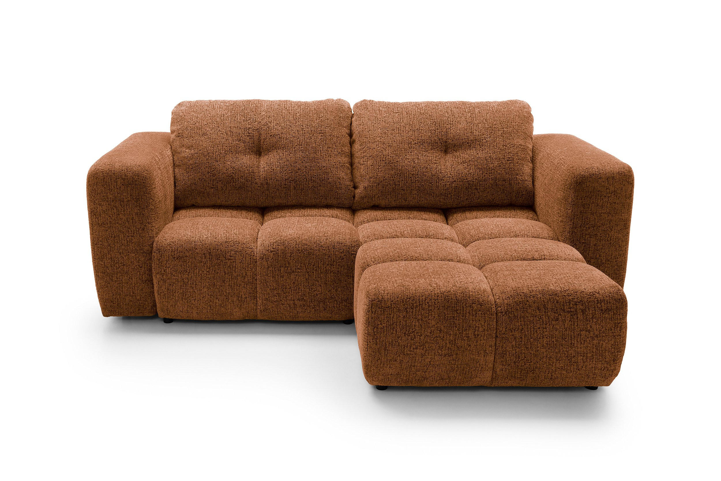 Masseno Ecksofa Orange 245x177 cm
