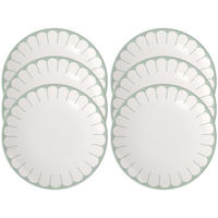 SPEISETELLER Fleur Couleur Vert ø 26,6 cm 6er Set - Grün, Keramik (26.6cm) - Villeroy & Boch