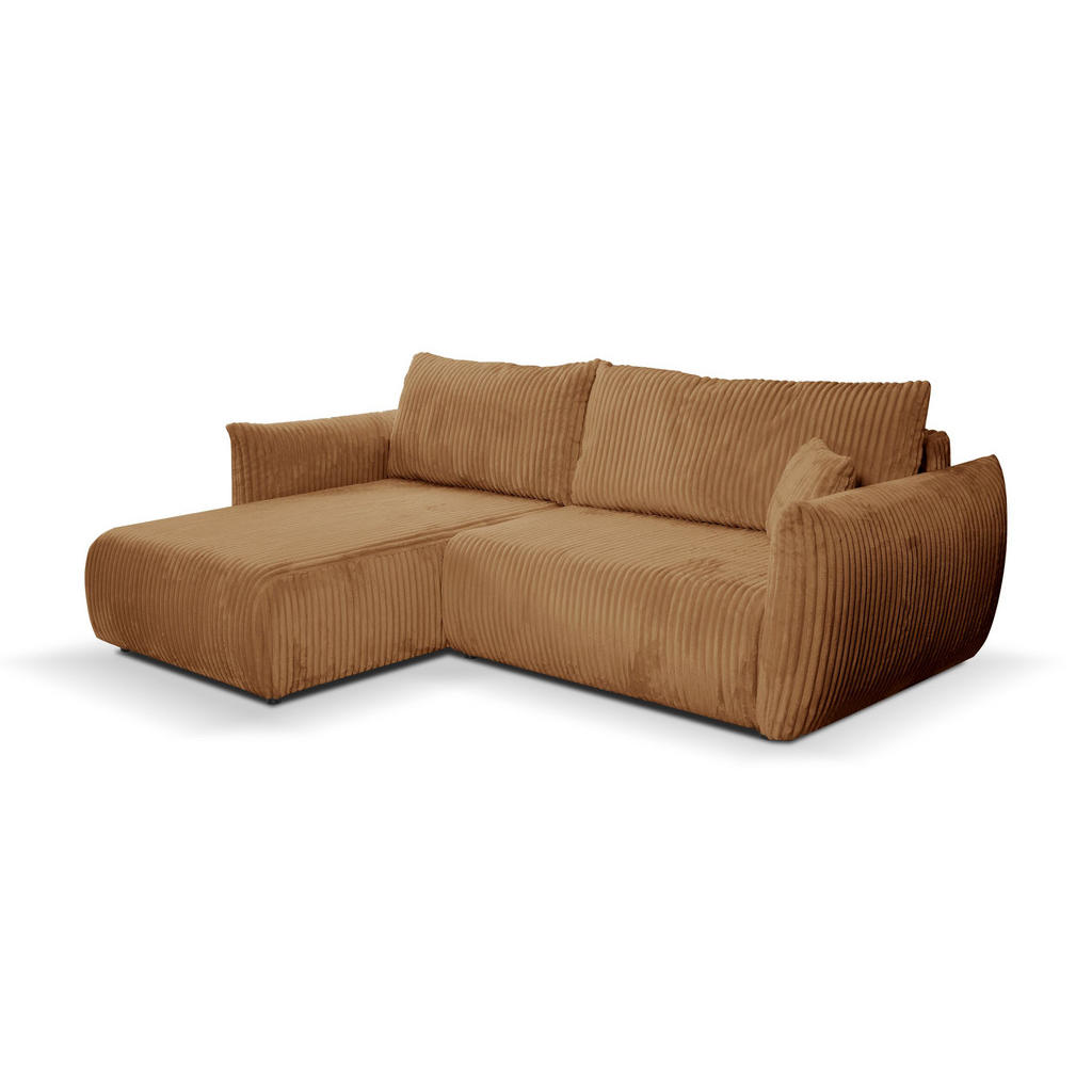 Thumbnail - Möblo Ecksofa, Dunkelgelb, Holzwerkstoff, 4-Sitzer, L-Form, 257x177 cm, Wohnzimmer, Sofas & Couches, Wohnlandschaften, E...