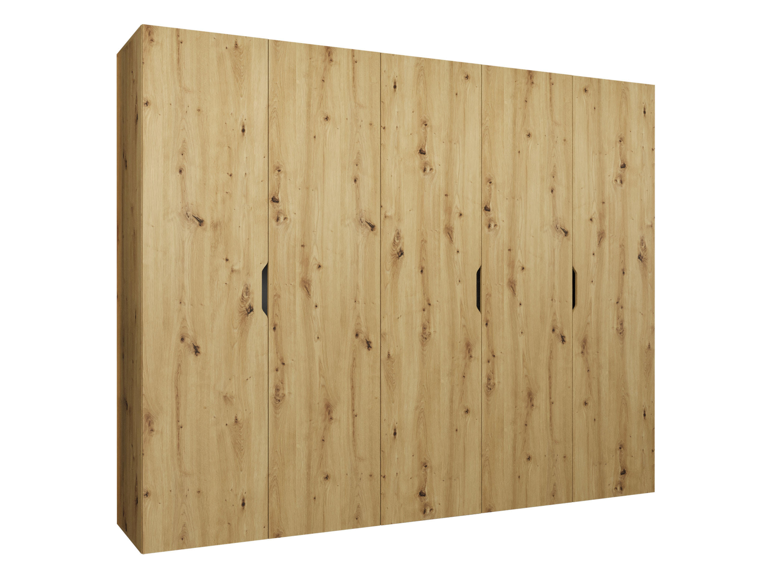 DREHTÜRENSCHRANK Malaga 250 - Eiche Artisan, Holzwerkstoff (250/202/52cm) - MIRJAN24