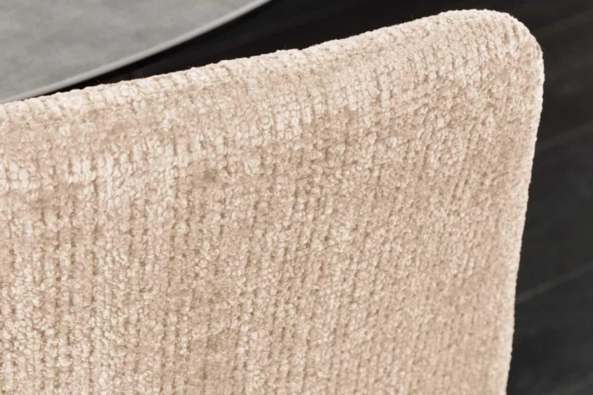 STUHL TRES CHIC Chenille Greige 90 cm - Champagner/Beige, Kunststoff/Textil (54/88/44cm) - riess-ambiente