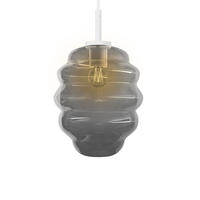 HÄNGELEUCHTE Echos Rauch Ø 25cm - Anthrazit, Glas (25/25/28cm) - s.luce