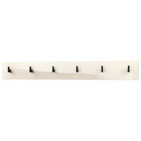 GARDEROBENPANEEL Linea Creme Hochglanz - Creme, Holzwerkstoff (110.5/14.5/3.5cm) - Vladon