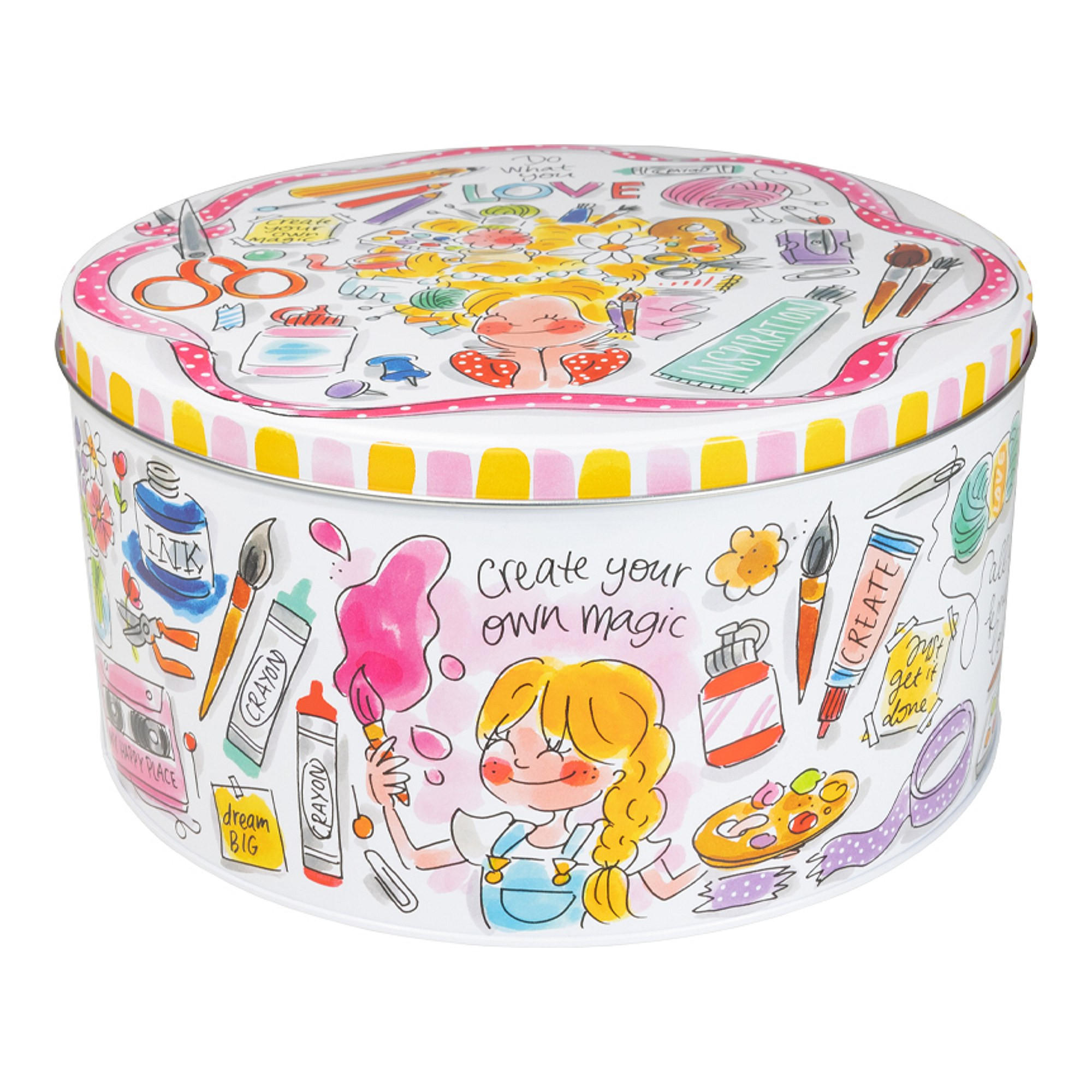 DOSEN Kreativität in Bunt - 24cm - Multicolor, Metall (24/12/24cm) - Blond Amsterdam