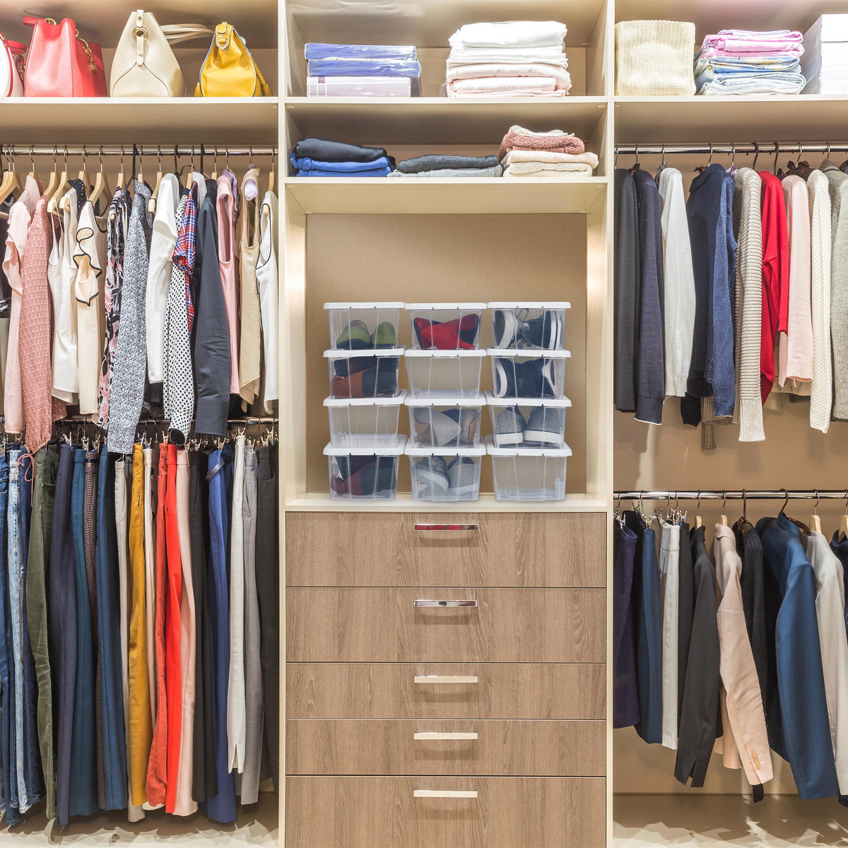 PLASTOVÉ boxy na topánky - viacfarebná, plast (20/12.5/34.5cm) - Relaxdays