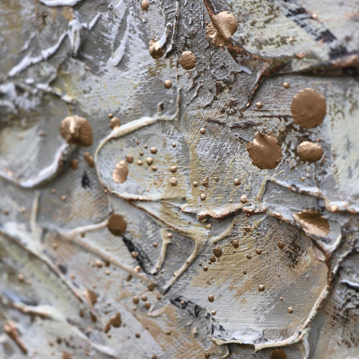 GEMÄLDE Goldbaum Schattenfugenrahmen Grau 120x60 cm - Grau, Holz (120/60cm) - YS-art gallery