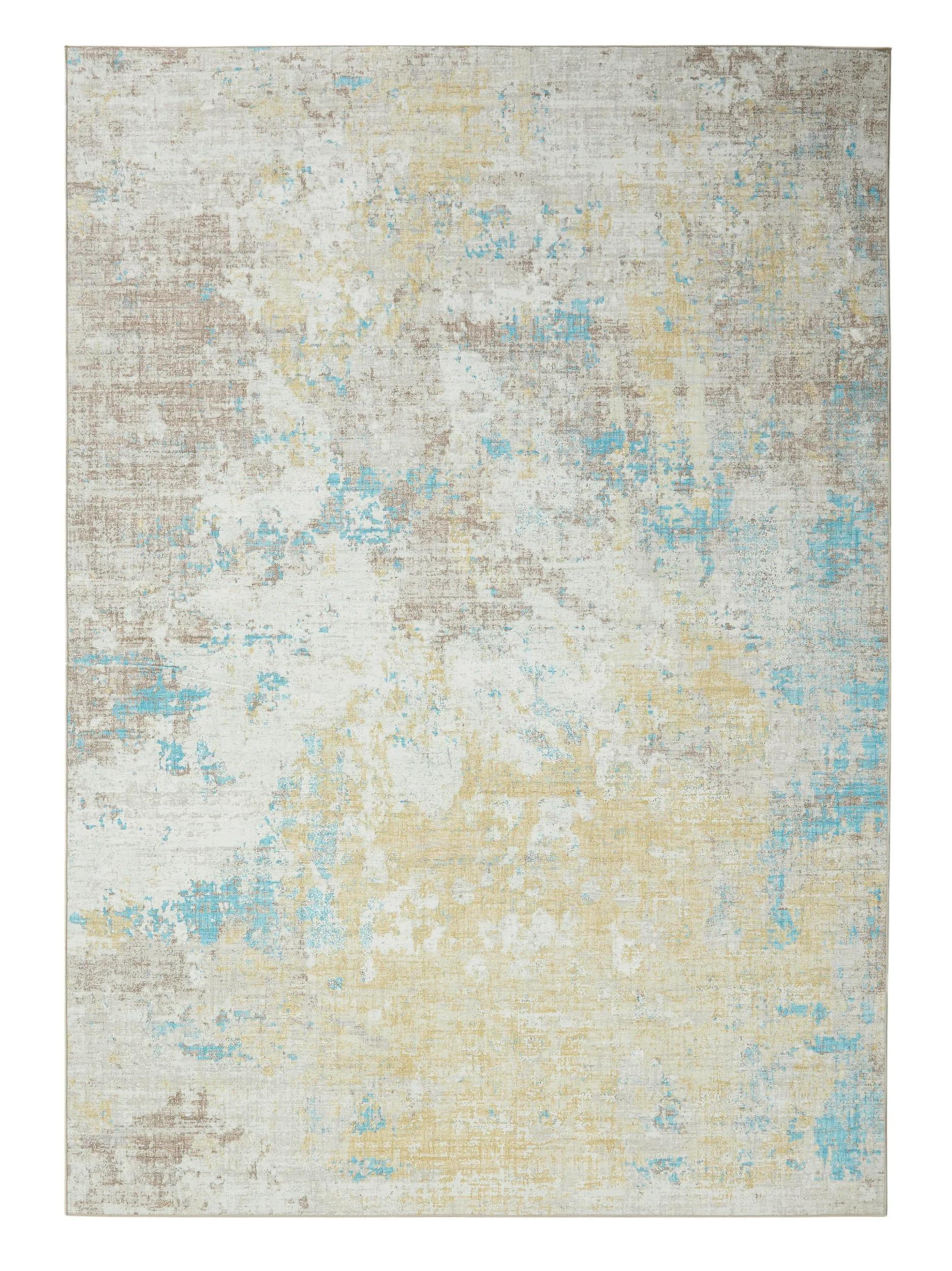 TEPPICH Laury Gelb 200x300 cm - Gelb, Kunststoff/Textil (200/300cm) - benuta Pop