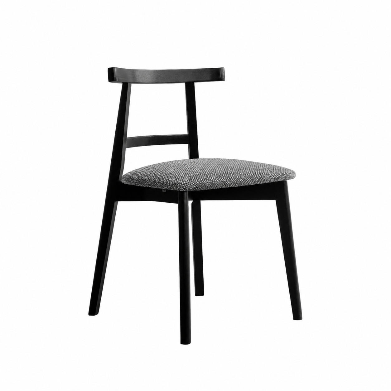 STUHL Angela 76 x 47 x 48 cm, grau, schwarz - Schwarz/Grau, Metall (47/76/48cm) - Margaret Hadas24