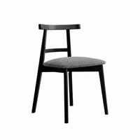 STUHL Angela 76 x 47 x 48 cm, grau, schwarz - Schwarz/Grau, Metall (47/76/48cm) - Margaret Hadas24