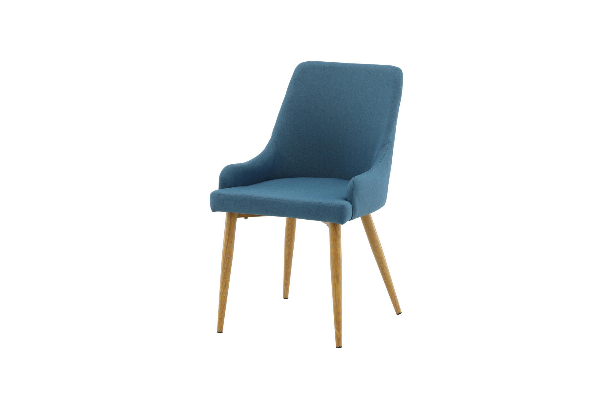ESSZIMMERSTUHL PLAZA Blau 49x58x86 cm - Blau, Textil (49/86/58cm) - FURNLUX