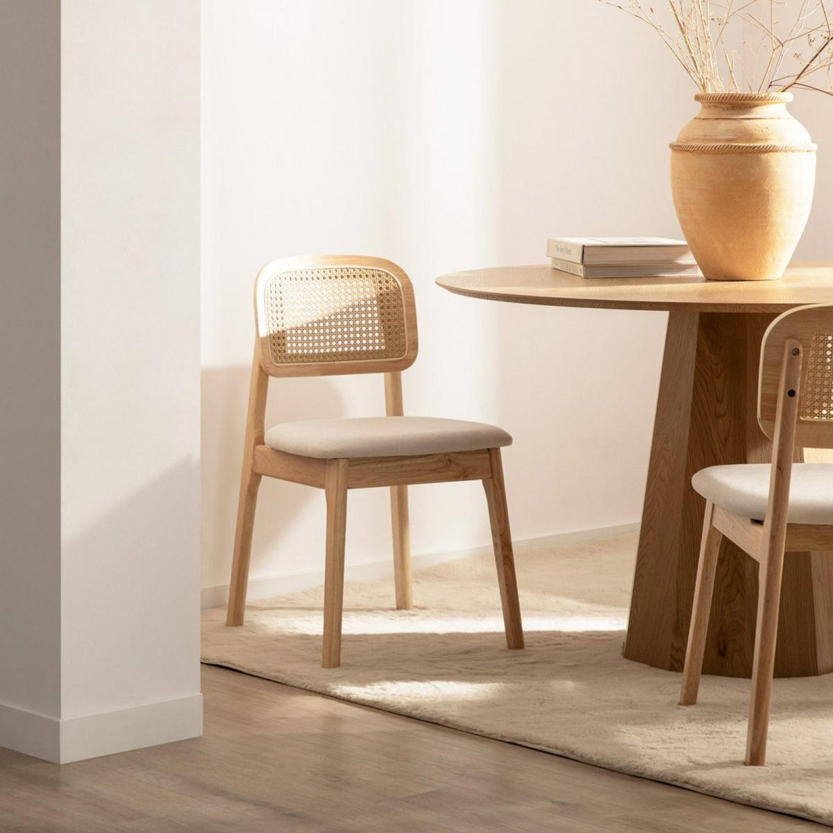 ESSZIMMERSTUHL Tove Natürlich 46 cm x 79 cm 2er-Set - Naturfarben, Textil (46/79/49cm) - Klast Home