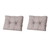 RÜCKENKISSEN Basic 43/60 cm 2er-Set - Taupe, Textil (60/8/43cm) - Madison