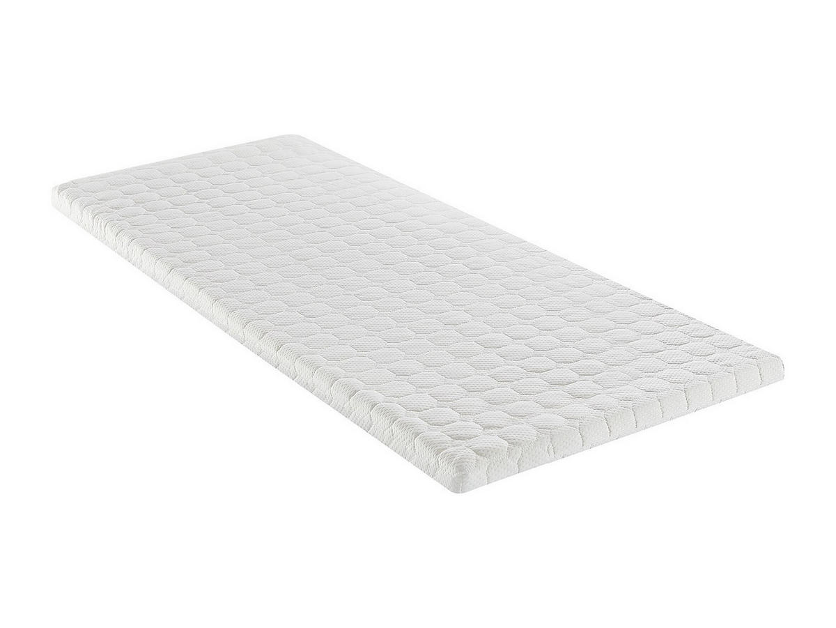 TOPPER - 1 Person - stoff - weiß Rama - Weiß, Textil (80/200cm) - Vente-Unique