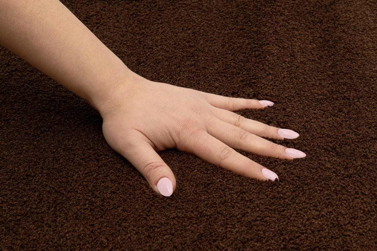 TEPPICH CUDDLE Braun 180/250 cm - Braun, Textil (180/250cm) - Tapiso