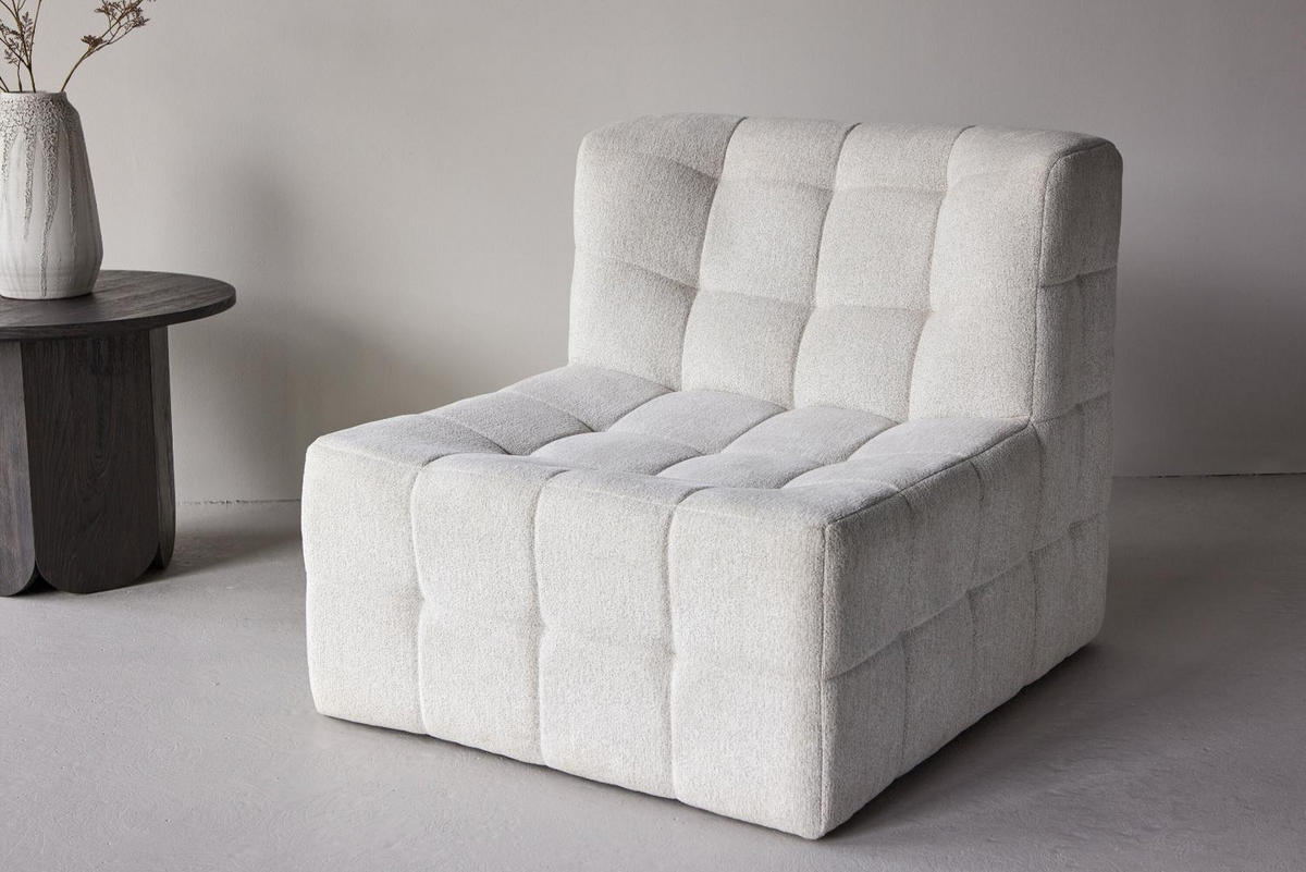 SESSEL, Malou, Beige, Metall / Kunststoff / Polyester, 80 x 87 x 73 cm - Beige, Textil/Metall (80/73/87cm) - ebuy24
