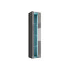 HÄNGEVITRINE 180 Vigo New - Grau, Holzwerkstoff (40/180/30cm) - MIRJAN24