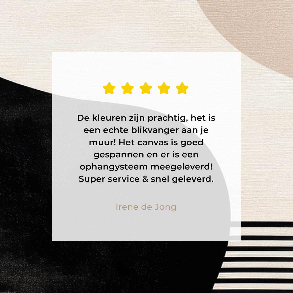 LEINWANDBILD Abstrakt - Japandi - Beige - Modern Deko Schlafzimmer 30x20 cm - Schwarz, Textil (30/20cm) - MuchoWow