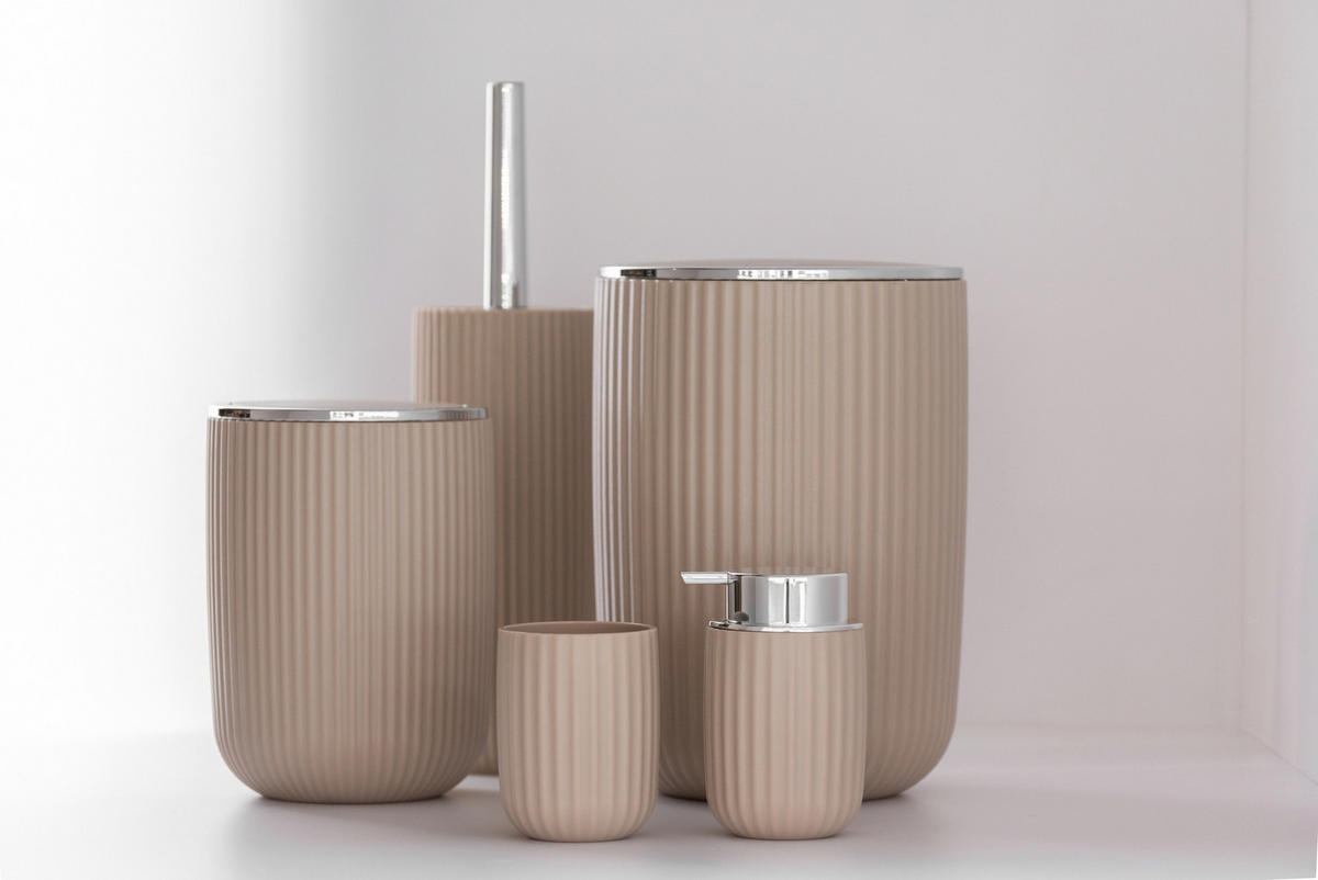 SEIFENSPENDER Agropoli 9/7,5/12,5 cm - Beige, Kunststoff (7.5/12.5/9cm) - Wenko