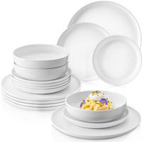 TAFELSERVICE MARLO - 36 teilig aus Porzellan 12 Personen - Weiß, Keramik (50/30/80cm) - Sänger