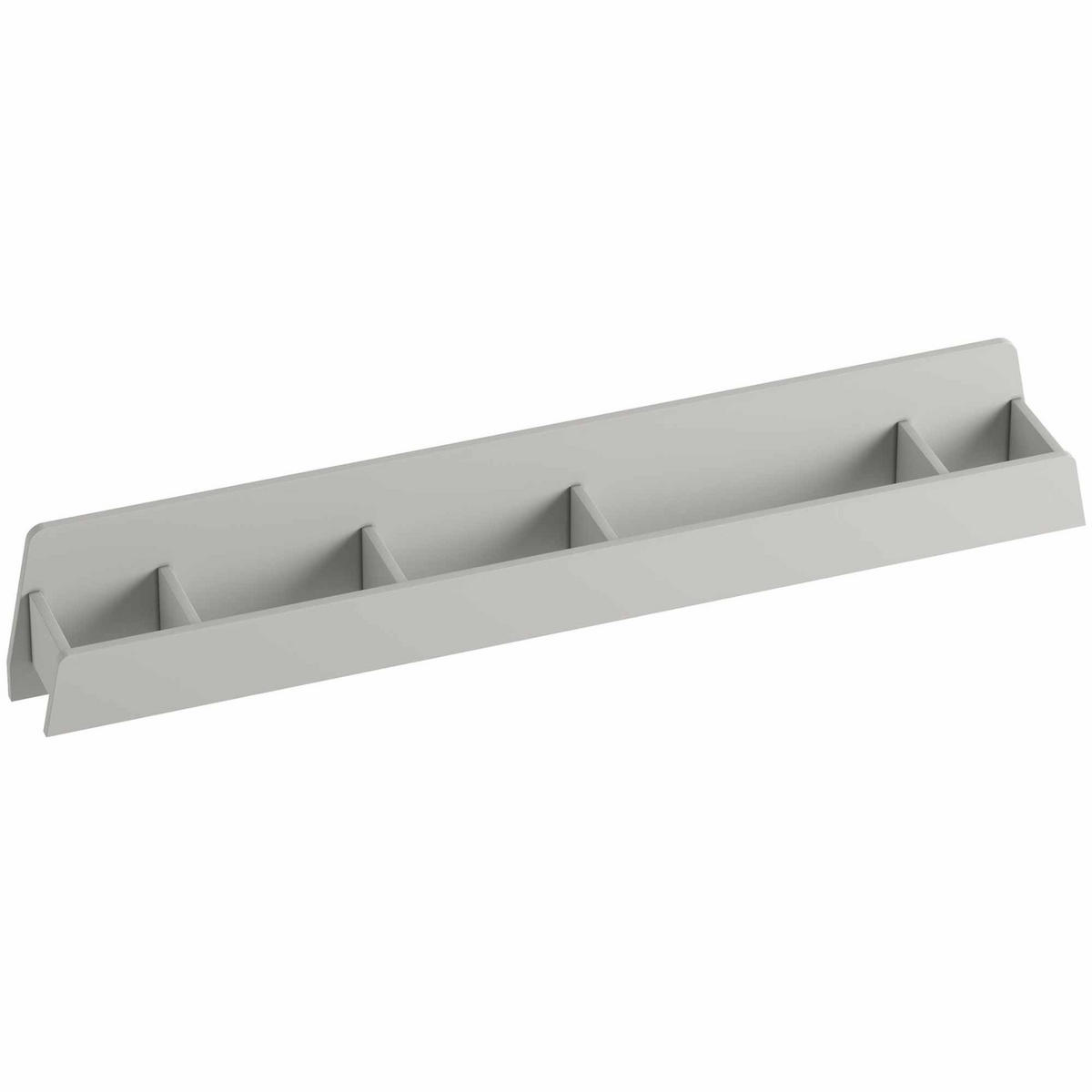 SCHREIBTISCH-ORGANIZER DAMBI - Grau, Holzwerkstoff (16/113/15cm) - KONSIMO®