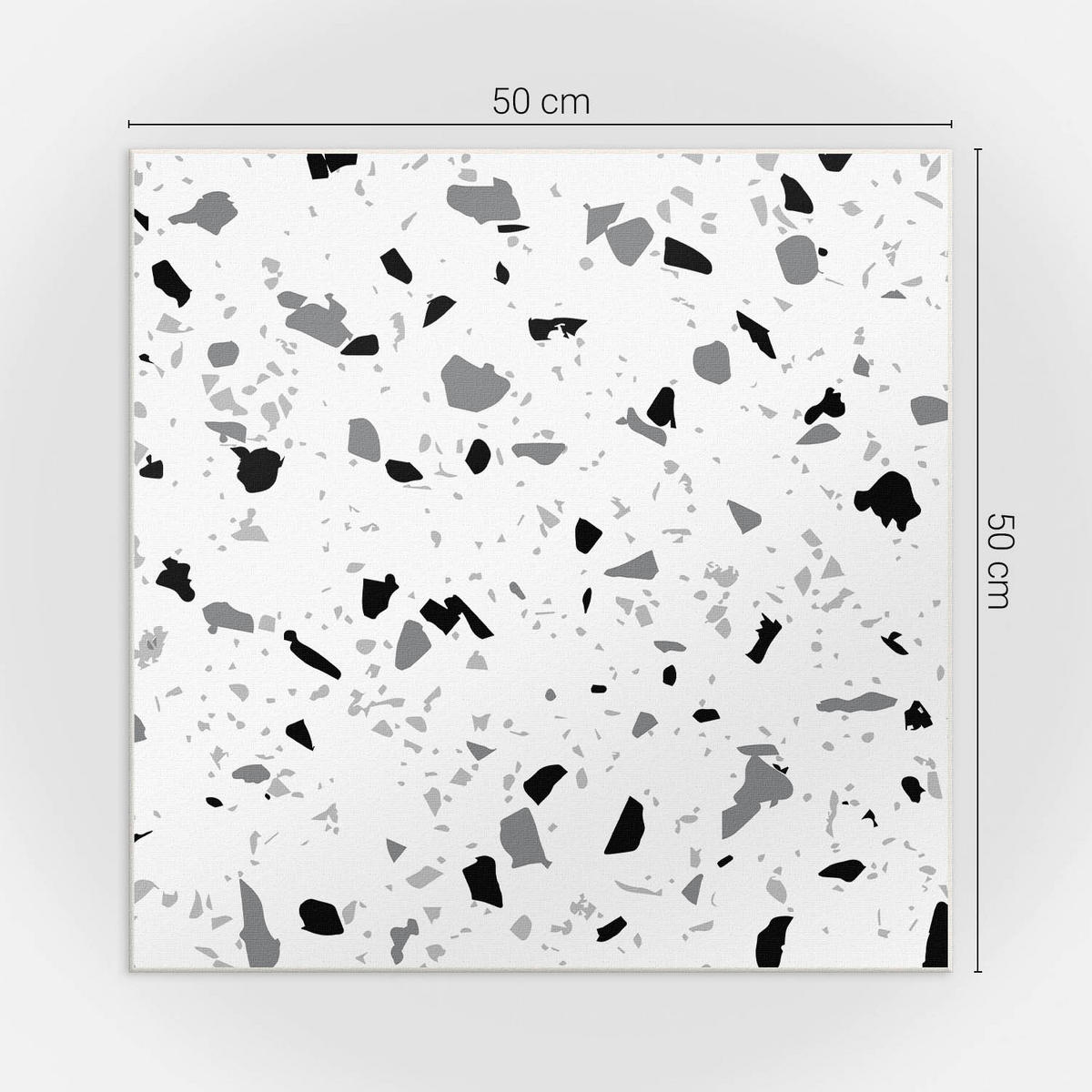 WANDPANEEL 4x 50x50 cm selbstklebend Granilla - Weiß, Kunststoff (50/1.6/50cm) - Wallfluent