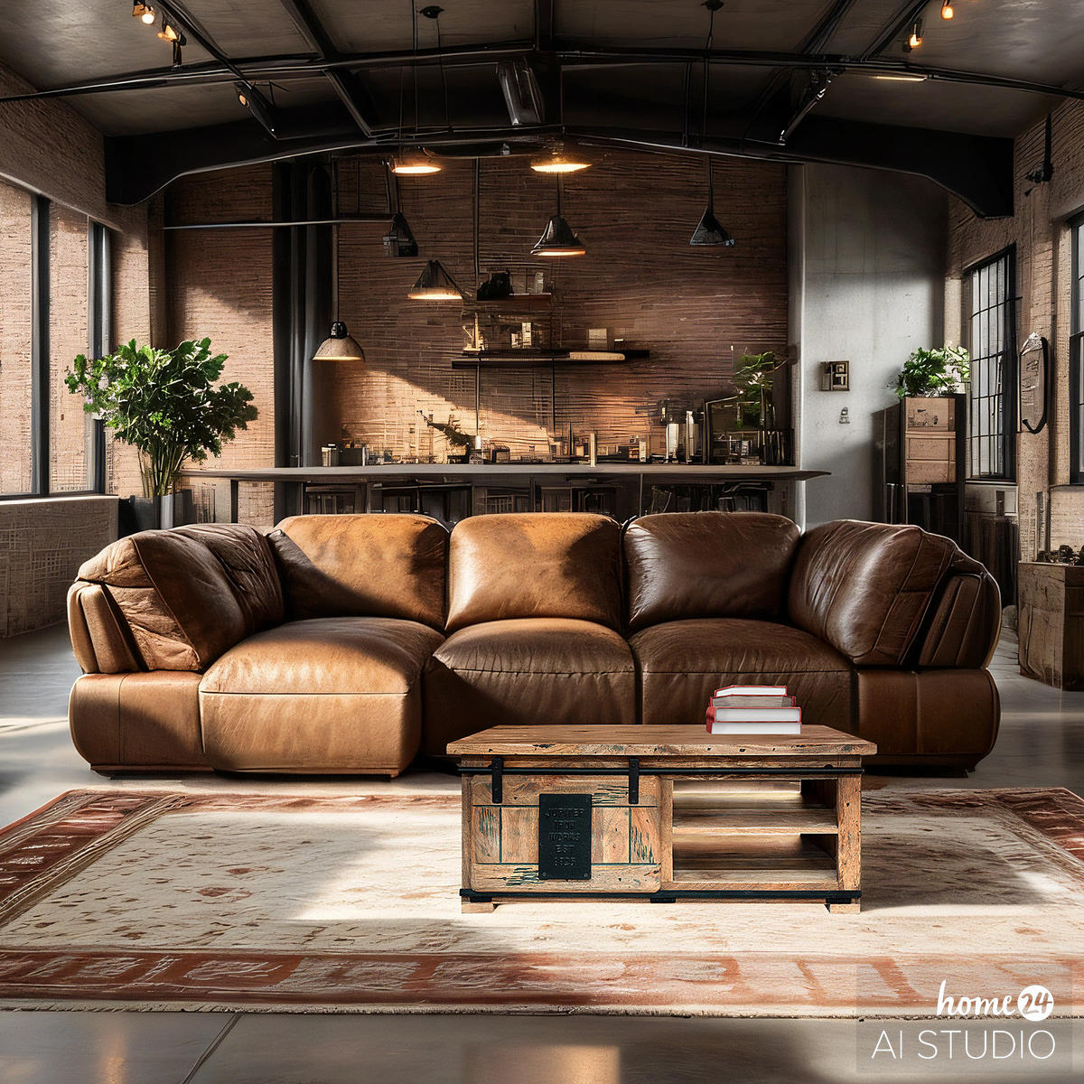 COUCHTISCH - Mango massiv / Eisen - Mango / Schwarz - Braun, Holz/Metall (110/70/45cm) - home24