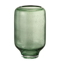 VASE NORA - Glas - Grün - S - Ø 18 cm - Grün, Glas (18/26.5cm) - J-Line