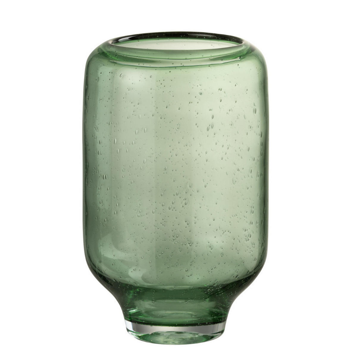 VASE NORA - Glas - Grün - S - Ø 18 cm - Grün, Glas (18/26.5cm) - J-Line