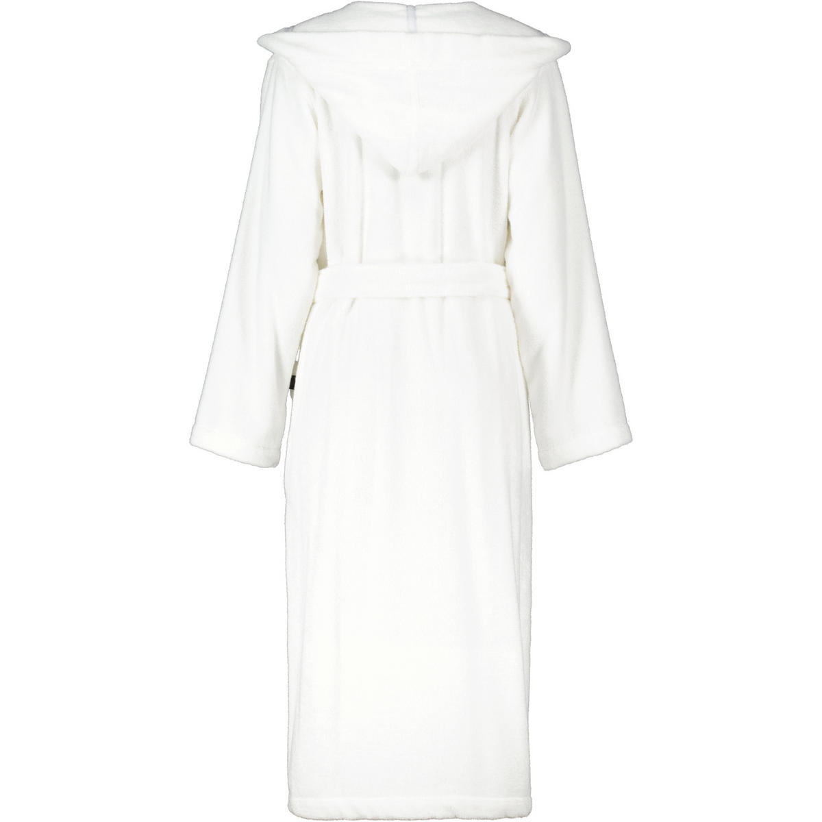 BADEMANTEL DAMEN KAPUZE UNI 827 WEISS - 67 - Weiß, Textil (XSnull) - Cawoe