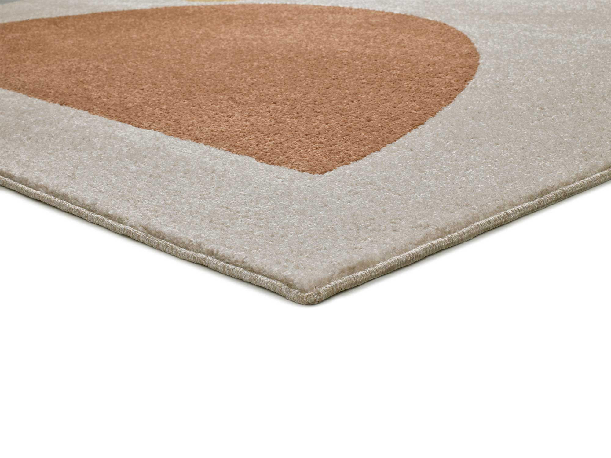 WEBTEPPICH im skandinavischen Stil Beige Domus 120/170 cm - Beige/Multicolor, Naturmaterialien/Textil (120/170cm) - Atticgo