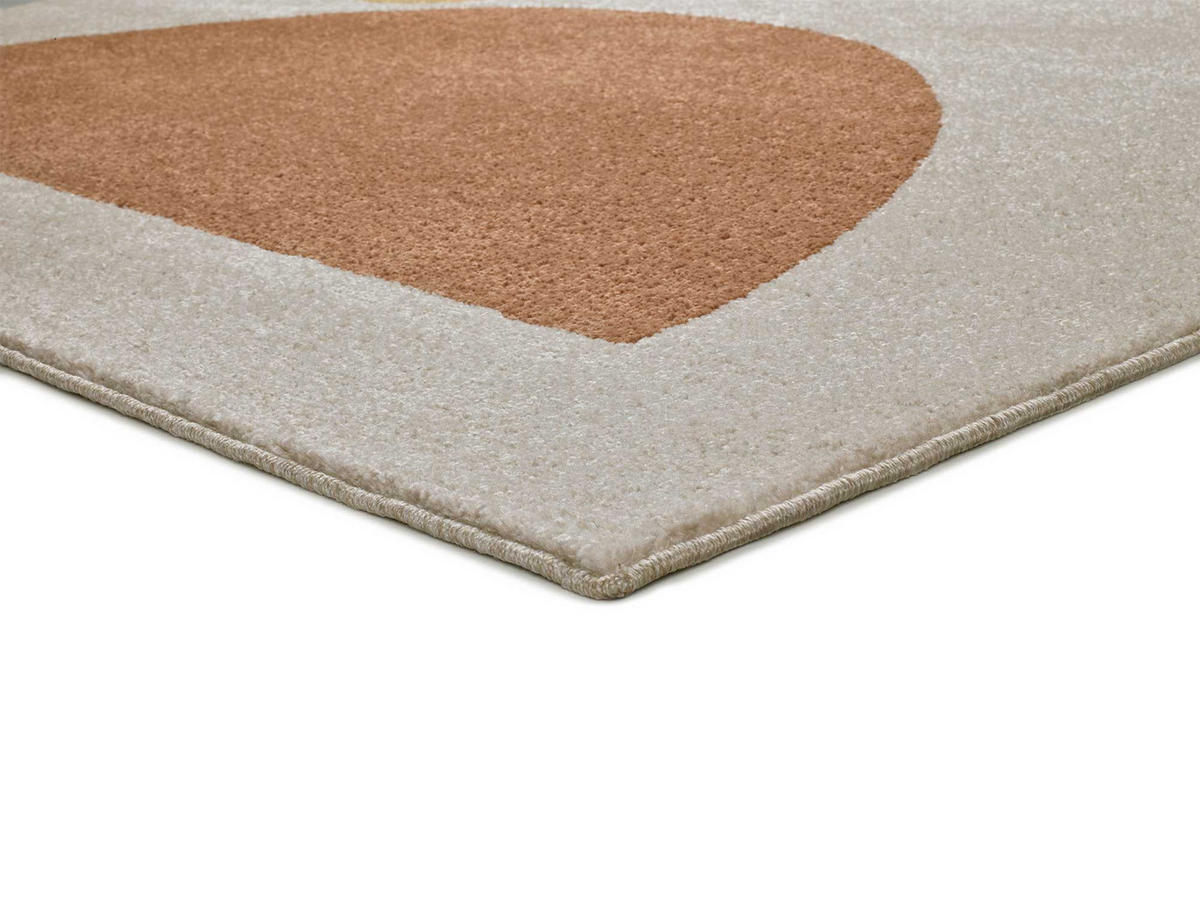 WEBTEPPICH im skandinavischen Stil Beige Domus 120/170 cm - Beige/Multicolor, Naturmaterialien/Textil (120/170cm) - Atticgo