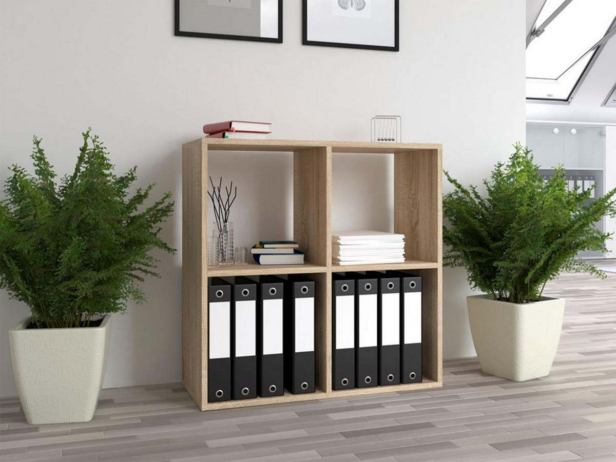 STANDREGAL Malax Sonoma-Eiche 74 cm - Beige, Holzwerkstoff (74/75/30cm) - Selsey