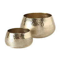 KERZENHALTER Gold 2er-Set - Goldfarben, Metall (20/12/20cm) - Boltze Home