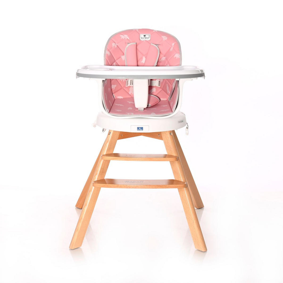 HOCHSTUHL Napoli 3 in 1 rosa Kinderstuhl, Sitz 360° drehbar, Höhe verstellbar - Rosa, Kunststoff (67/90/75cm) - Lorelli