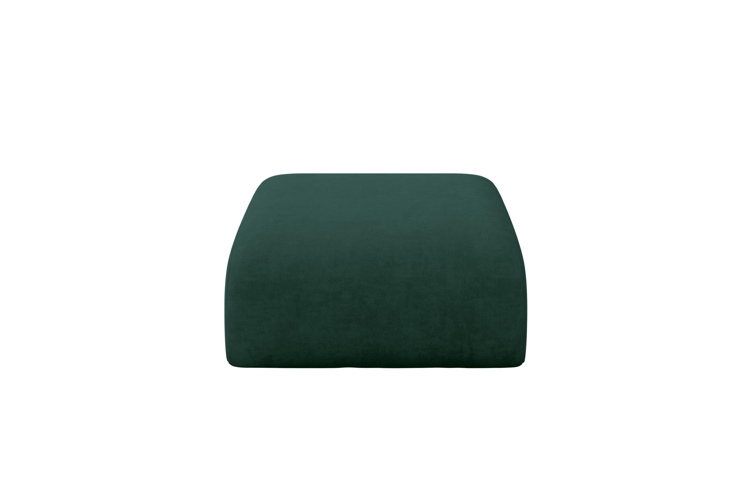 ALTDECOR MODULÁRNÍ TABURET MIRA-PUF 91x89x40 cm, zelený, velur