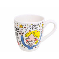 MINI-BECHER Favorit in Bunt - 200 ml - Multicolor, Keramik (0.2L) - Blond Amsterdam