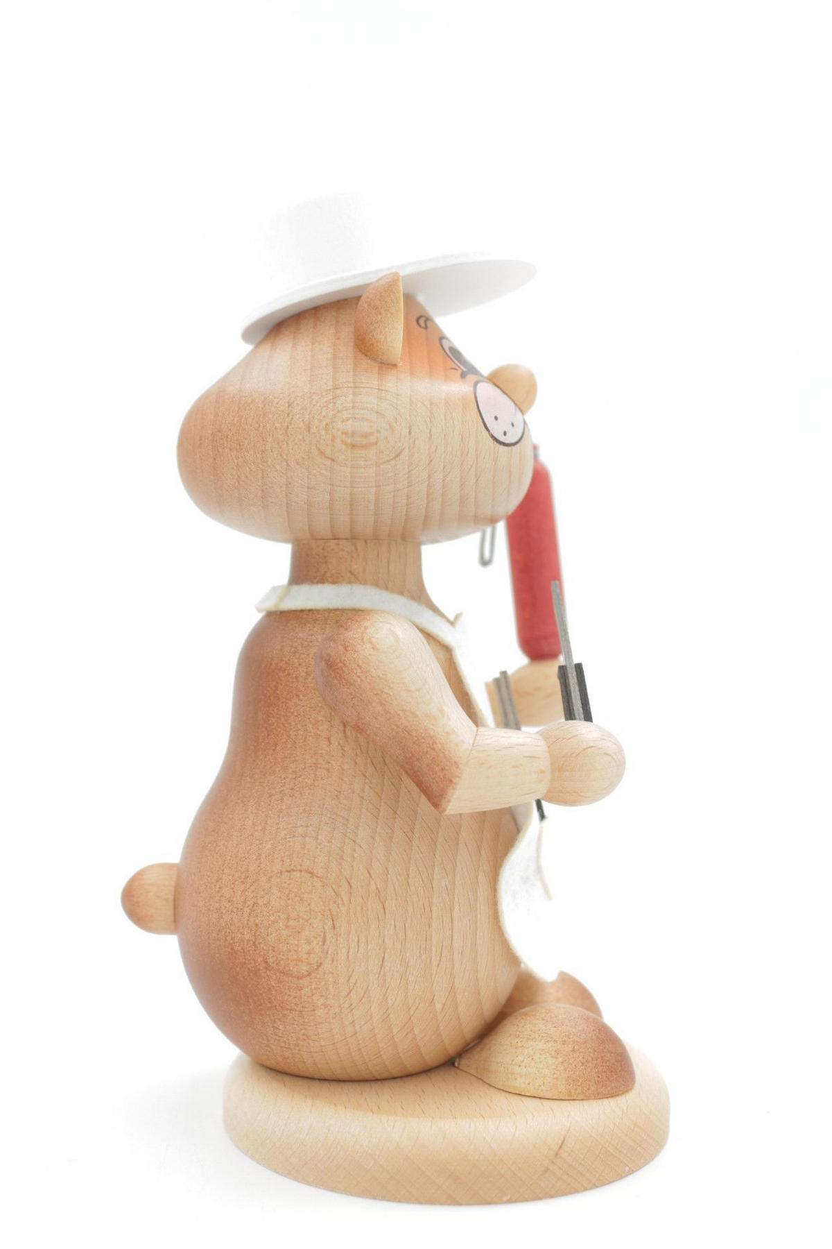 RAUCHFIGUR Hamster Fleischer 18 cm - Multicolor, Holz (12/18/0.1cm)