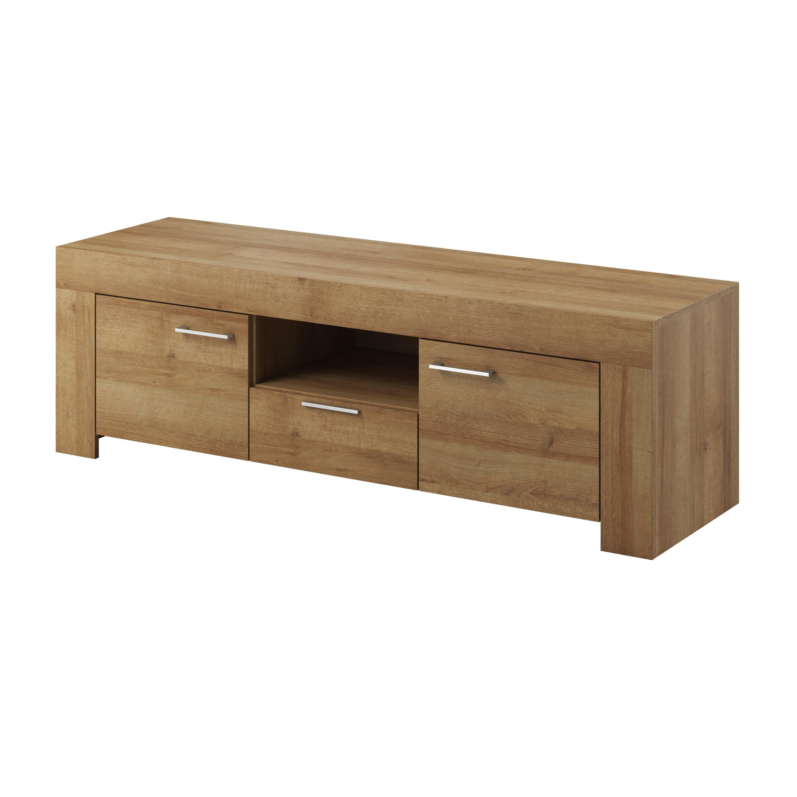Masseno Lowboard Eiche 155x50x47 cm