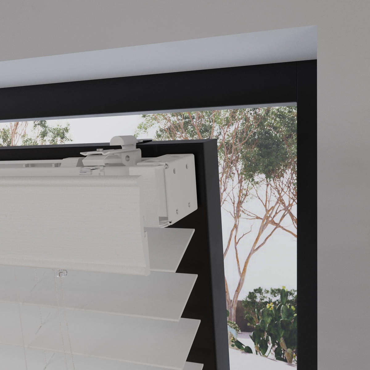 HOLZJALOUSIEN Cocoon Weiß - Weiß, Holz (140/130cm) - Cocoon Home Concepts