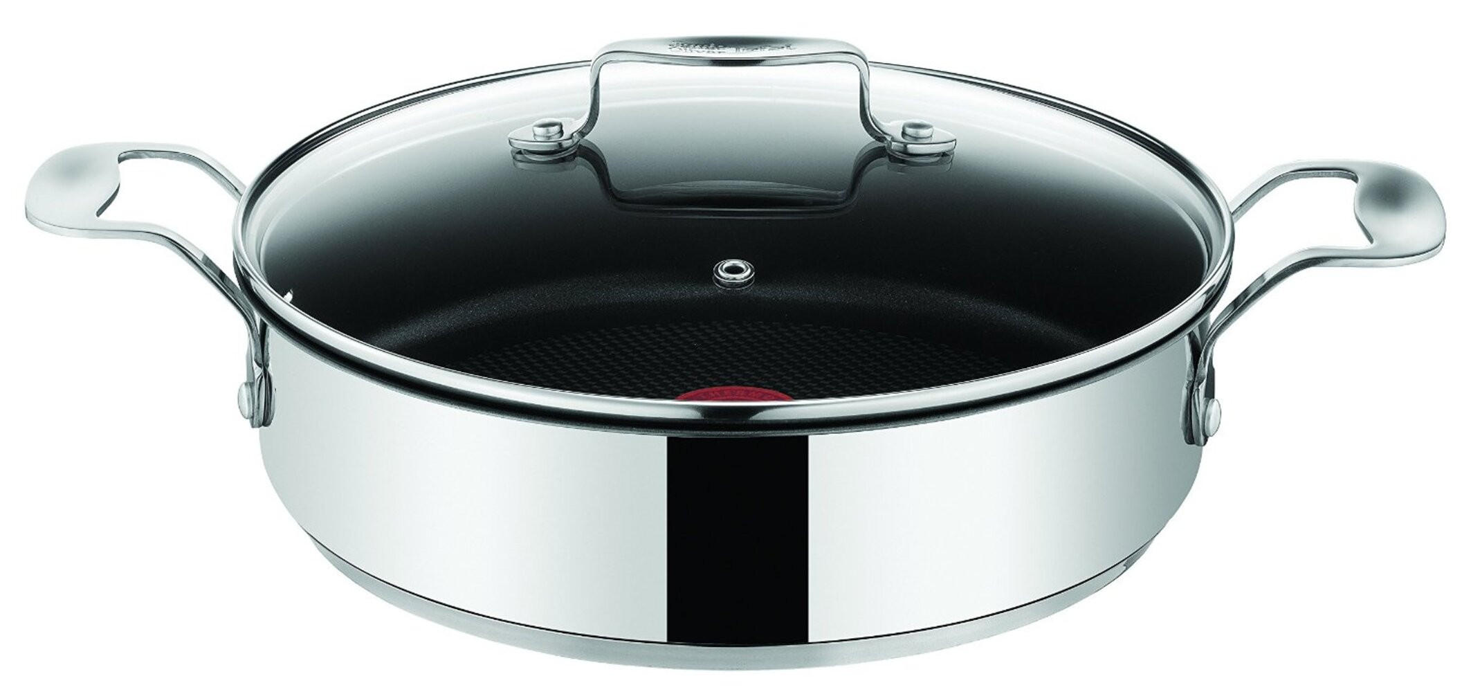SERVIERPFANNE E85705 Silber - Silberfarben, Metall (25cm) - Tefal