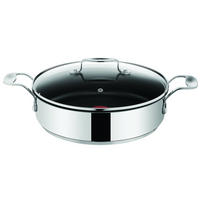 SERVIERPFANNE E85705 Silber - Silberfarben, Metall (25cm) - Tefal