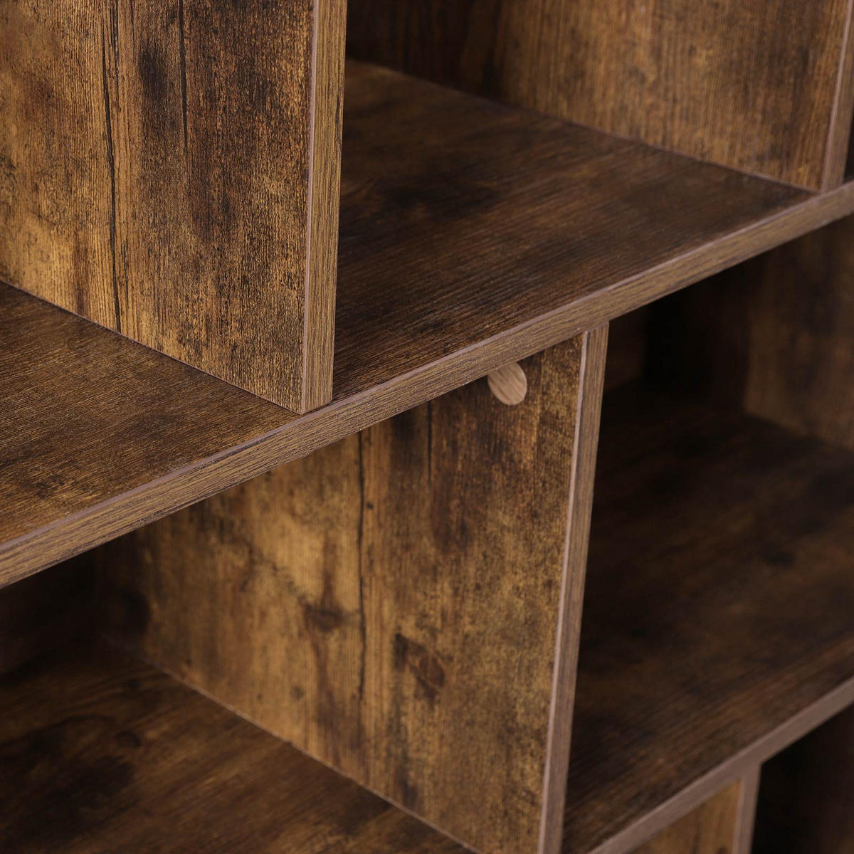 BÜCHERREGAL WÜRFELREGAL - Braun, Holzwerkstoff (30/100/97.5cm) - Hansiro