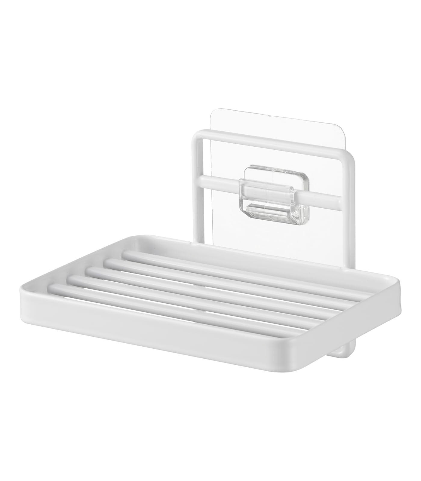 WANDSEIFENHALTER Film Hook 4540 Weiß Metall 7,8 x 12 x 8,5 cm - Weiß, Metall (12/7.8/8.5cm) - Yamazaki