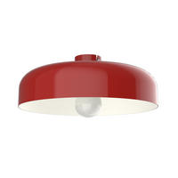 DECKENLEUCHTE - Rot, Metall (40/40/12cm) - Lumicom