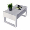 COUCHTISCH Karo92 92/45/53,6 - Weiß, Holzwerkstoff (54/92/45cm) - RAUMHIRSCH FURNITURE