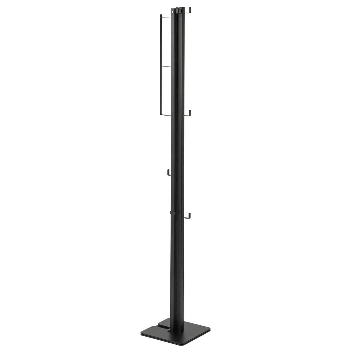 TROCKEN-KLEIDER-STÄNDER Tower schwarz 175/160/25 cm - Schwarz, Metall (175/160/25cm) - Yamazaki