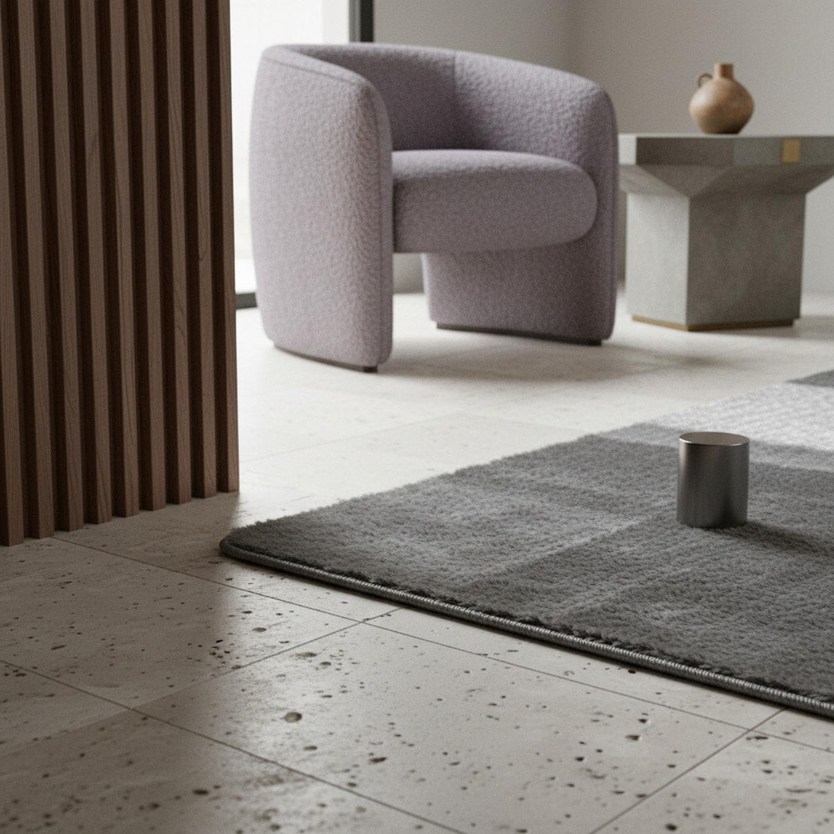 KURZFLORTEPPICH Waschbar ISAR, einfarbig, Grau, 240 x 340 cm - Grau, Textil (240/340cm) - KADIMA DESIGN