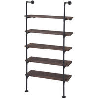 STANDREGAL Braun - Braun, Holz (80/165/28cm) - MCW